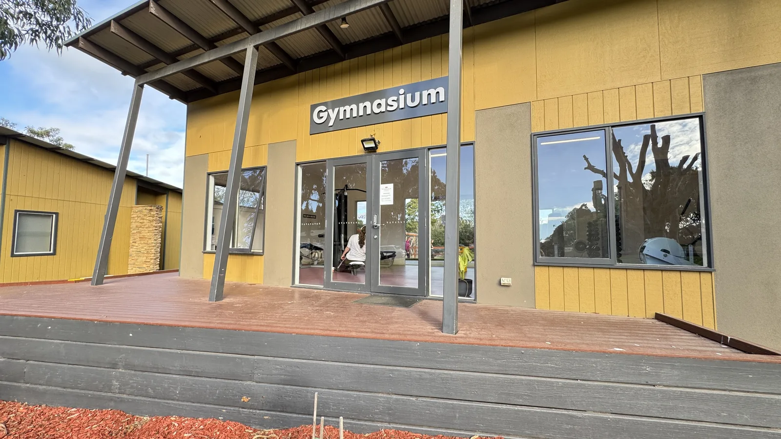 Gymnasium entrance at The Nature Resort